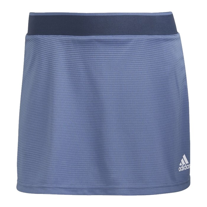 Adidas club skirt dame Crew Blue white bla hvid tennis padel nederdel 1 edit p